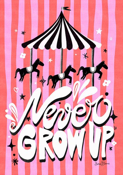 Karussell - Never Grow Up von Baroo Bloom