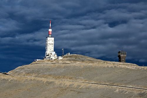De top van de Mont Ventoux