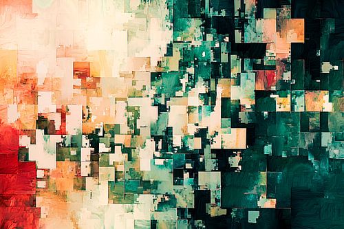 Kleurrijke abstracte geometrische vlakken