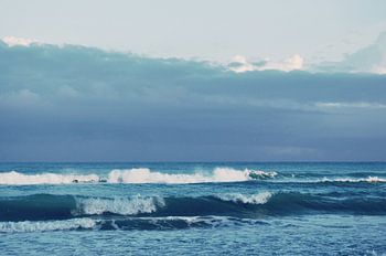 Die Wellen des Meeres - Der Strand bei Sonnenuntergang