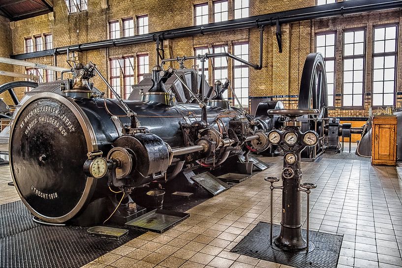 Station de pompage à vapeur - Ir. D.F. Woudaemaal par Joram Janssen