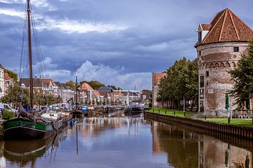 Zwolle nach Regen von Maarten Zeehandelaar