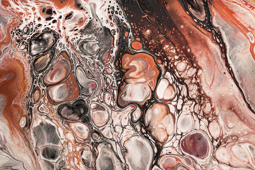 Liquid colors: shades of brown by Marjolijn van den Berg
