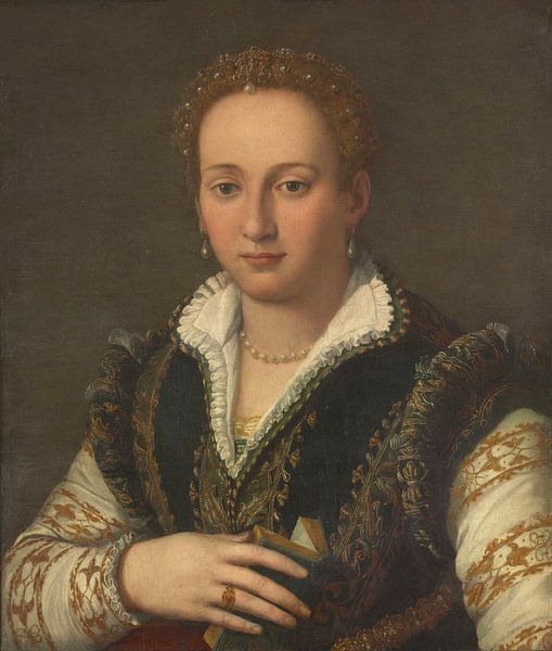 Portret van Bianca Cappello, Alessandro Allori van Meesterlijcke Meesters
