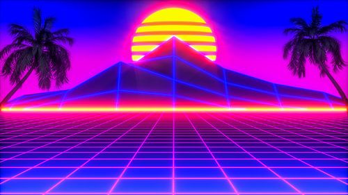 een futuristische technologische achtergrond (3d rendering)