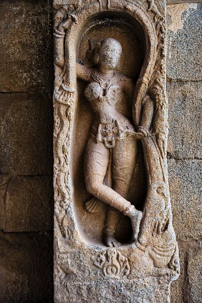 Divine sculptures in the heart of Hampi by Frank Photos