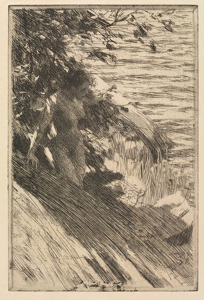 Anders Zorn - The great bather (1895) by Peter Balan