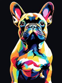 Bouledogue français Pop Art 2