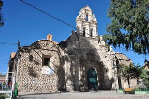 Historische Pracht der Kirche von Potosí