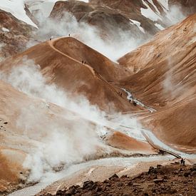 Kerlingarfjöll uitzicht in IJsland van Lauw Design & Photography