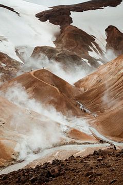 Vue de Kerlingarfjöll en Islande sur Lauw Design & Photography