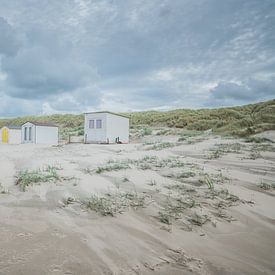 Strandhäuser am Strand Texel von LYSVIK PHOTOS