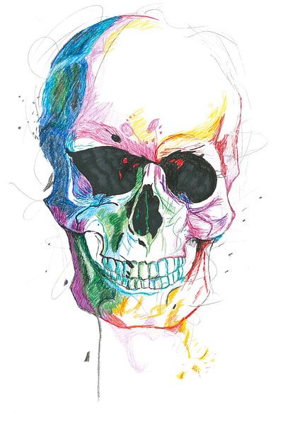 Colour Skull van MoSa