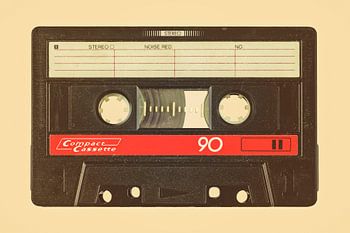 La vieille cassette audio des années 80