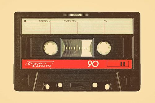 La vieille cassette audio des années 80