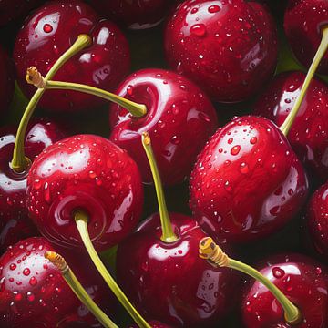 Painting Cherry by Blikvanger Schilderijen