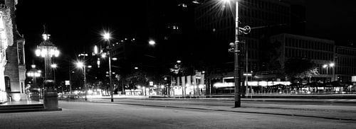 Stadhuis Rotterdam in de nacht