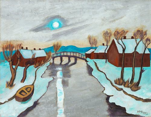 Max Pechstein - Winterochtend, 1952