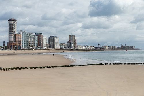 View of the town of Vlissingen in Zeeland.