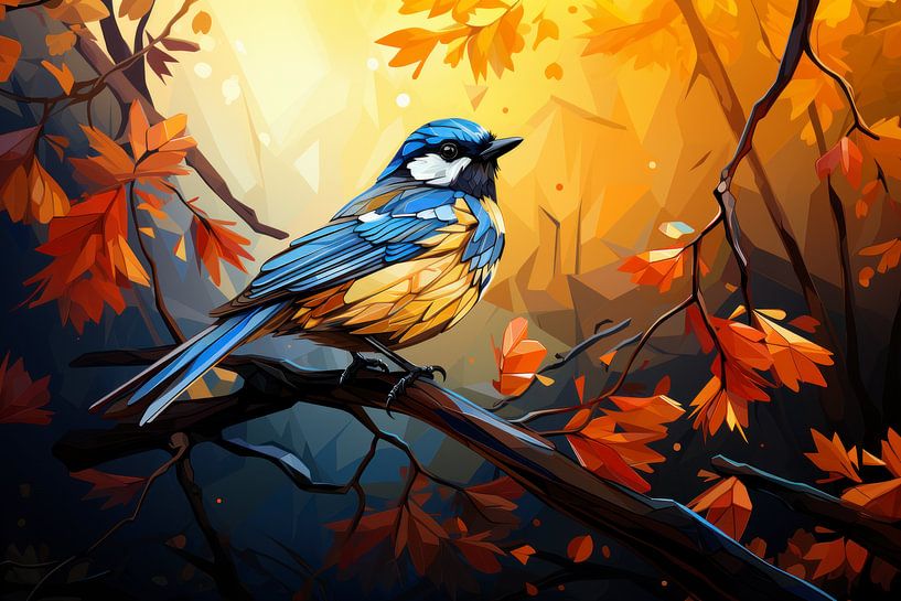 Bird - Colourful Appearance by New Future Art Gallery