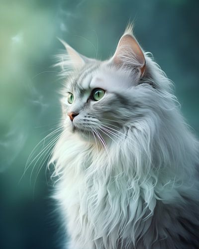 Kattenportret - Smaragd (5)