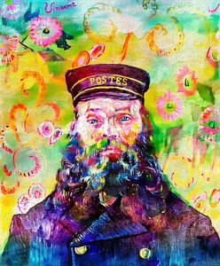 Inspiriert von Vincent van Gogh Pop Art Farbenfroh