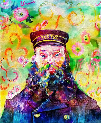 Inspired by Vincent van Gogh Pop Art Colourful