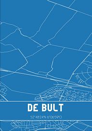 Blueprint | Map | De Bult (Overijssel) by Prints of Place
