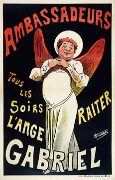 Alfred Choubrac - Ambassadeurs, Tous Les Soirs L’ange Gabriel Raiter (1880-1900) von Peter Balan