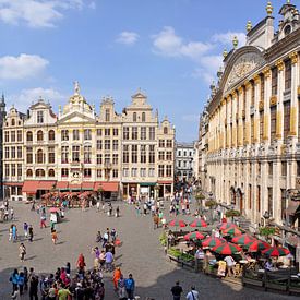 The Grand Place of Brussels by Jean Pierre De Neef