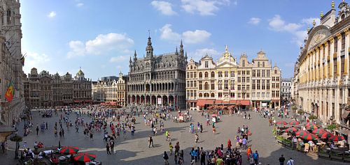The Grand Place of Brussels by Jean Pierre De Neef