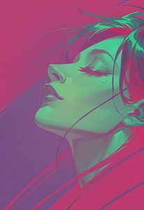 Anime Neon-Poster