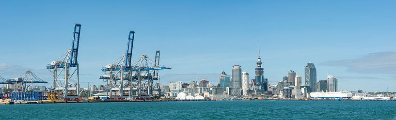 Auckland Harbour panorama by Richard Wareham