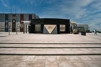 Het Nationaal museum van de Egyptische beschaving (NMEC) in Caïro Egypte buitenaanzicht bij daglicht