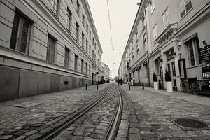 Street in Helsinki von Leon Doorn