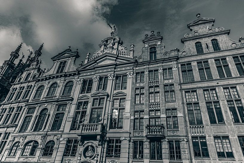 Zunfthäuser auf dem Grand Place in Brüssel von Bart Tummers Fotografie
