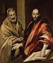 Sankt Peter und Paul, El Greco von The Masters Miniaturansicht