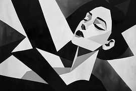 Portrait de femme sur Poster Art Shop