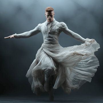 Gracieuze balletdanser van Ton Kuijpers