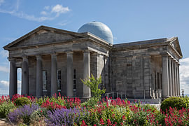 Stadtobservatorium; Calton Hill; Edinburgh; Schottland; Vereinigtes Königreich