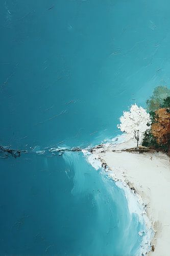 Waar het water de stille kust ontmoet