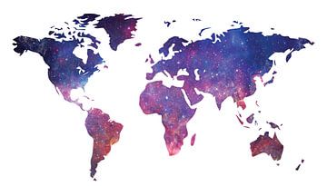 Galaxy Wereldkaart van World Maps