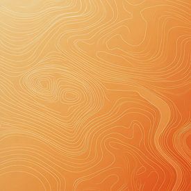 Oranje Flow | Mouvement dynamique Oranje sur Collection Moderne