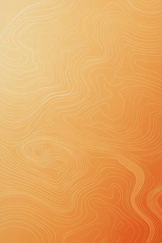 Oranje Flow | Dynamische Oranje-Bewegung von Moderne Kollektion