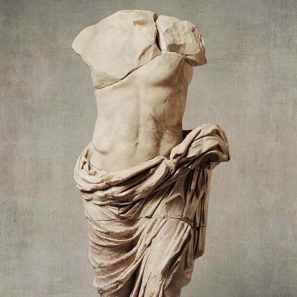 Ancient Roman Marble Statue by David Potter