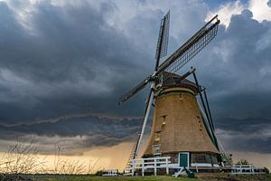 Quadrangle de moulins Aarlanderveen - Moulin n° 3 sur Frank Smit Fotografie