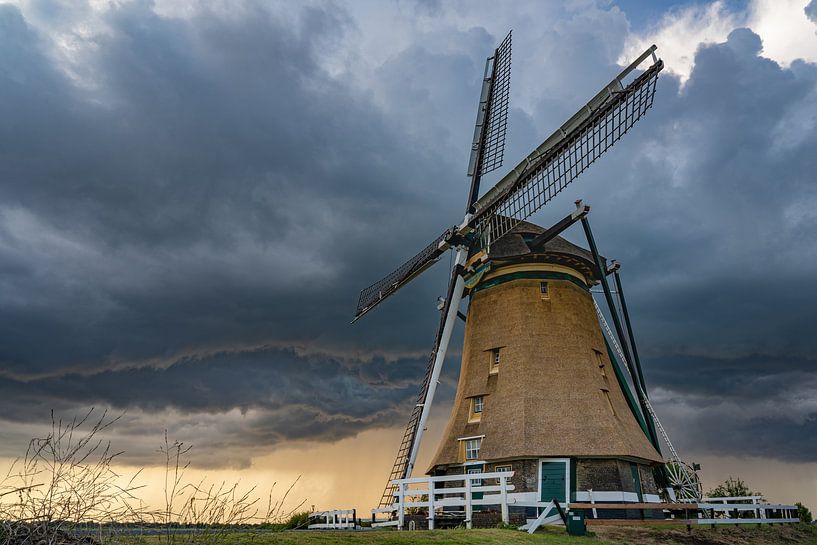 Mill quadrangle Aarlanderveen - Mill No. 3 by Frank Smit Fotografie