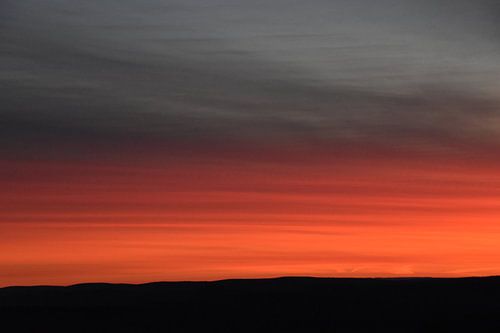 In der Morgendämmerung eines Herbstmorgens