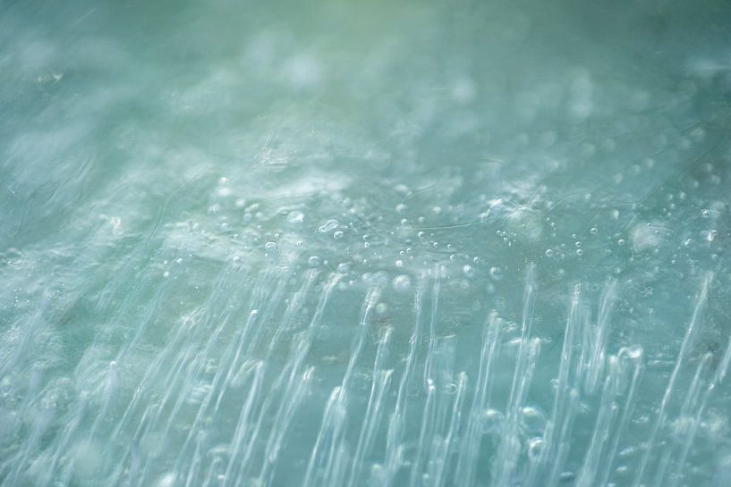 bulles d&#039;air dans la glace par Wendy van Kuler Fotografie