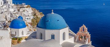Santorini - Blue Domes